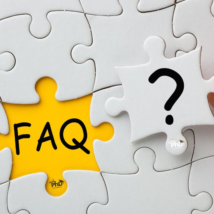 Frequently Asked Questions for Mini-PhD